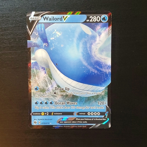 Pokemon Other Wailord V 373 Nm Poshmark